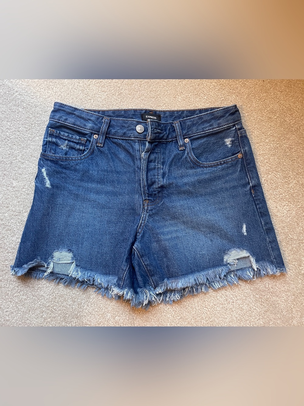Boyfriend Midi Jean Shorts